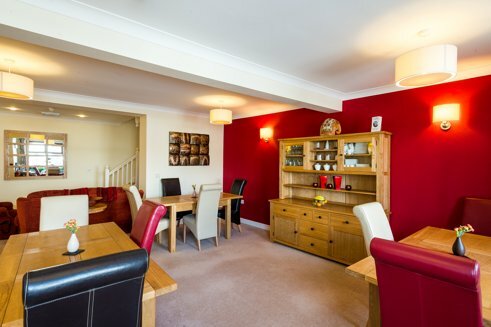 Breakfast room at Kidwelly Bed and Breakfast