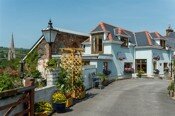 Driveway and gardens at Kidwelly bed and breakfast